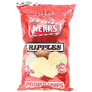 Herr's Ripples potato chips, original flavor  9.5oz