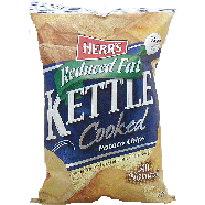 Herr's  reduced fat kettle cooked potato chips 8oz