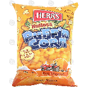 Herr's Puff'n Corn hulless big cheese popcorn snack 5oz