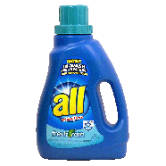 All  liquid laundry detergent with stainlifters, safe for all w50fl oz