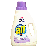 All Fresh & Sensitive liquid detergent with stainlifters, dye f50fl oz
