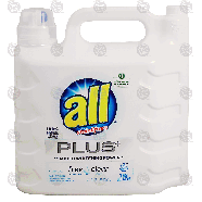 All Plus liquid laundry detergent with added whitening power,237-fl oz