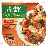 Healthy Choice Cafe Steamers asian, beef teriyaki; beef strips w9.5-oz