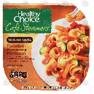 Healthy Choice Cafe Steamers tortellini primavera parmesan, four9.5-oz
