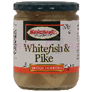 Manischewitz  whitefish & pike in liquid broth 4-pieces 14.5oz