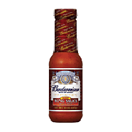 Budweiser  wing sauce, hot & spicy  14oz
