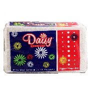 Daisy  paper napkins, 1 ply 150ct