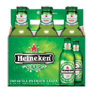 Heineken Lager Beer 12 Oz 6pk