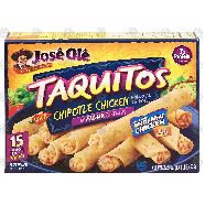 Jose Ole Taquitos spicy chipotle chicken in flour tortillas, 1522.5-oz