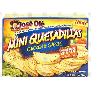 Jose Ole Mini Quesadillas chicken & cheese 18-oz