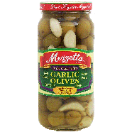 Mezzetta  pitted green garlic olives 9.5oz
