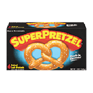 SuperPretzel Soft Pretzels baked soft pretzels, 6 ct, salt pack i13-oz