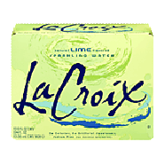 La Croix Sparkling Water Natural Lime 12 Oz 12pk