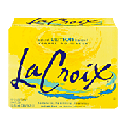 La Croix Sparkling Water Natural Lemon 12 Oz 12pk