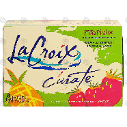 La Croix Curate pina fraise; pineapple strawberry naturally essenc8-ct
