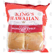 King's Hawaiian  original hawaiian sweet rolls, 4 ct 4.4-oz