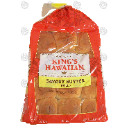 King's Hawaiian  savory butter rolls, ready to serve 12-ct