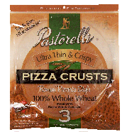 Pastorelli  ultra thin & crispy roman style pizza crust, 100% whol 15oz