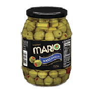 Mario  manzanilla spanish olives stuffed with minced pimiento 21oz