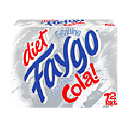 Faygo Cola Diet 12 Oz 12pk