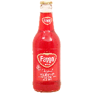 Faygo  original redpop, strawberry flavor soda, 100% cane sugar12fl oz