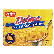 Loretta Deluxe shells & cheese dinner  8oz