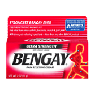 Bengay Pain Relieving Cream Ultra Strength Nongreasy 2oz