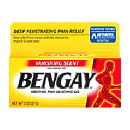 Bengay Pain Relieving Gel Vanishing Scent Nongreasy 2oz