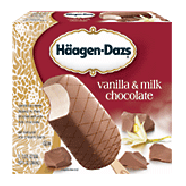 Haagen-Dazs Ice Cream Bars Vanilla & Milk Chocolate 3-ct