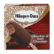 Haagen-Dazs Ice Cream Bars Chocolate & Dark Chocolate 3-ct