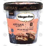 Haagen-Dazs Artisan Collection spiced pecan turtle ice cream 14-fl oz