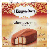 Haagen-Dazs  salted caramel ice cream bars, 3-count 9-fl oz
