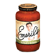 Emeril's  tomato & basil all natural pasta sauce 25oz