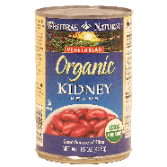 Westbrae Organic kidney beans, vegetarian  15oz