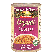 Westbrae Organic lentil beans, vegetarian  15oz