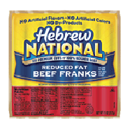 Hebrew National  reduced fat beef franks, 7 ct 11oz