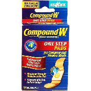 Compound W One Step Pads salicylic acid wart remover, medicated pa14ct