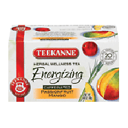 Teekanne Energizing passion fruit mango herbal wellness tea, caf1.41oz