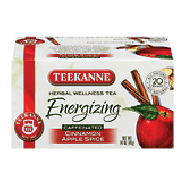 Teekanne Energizing cinnamon apple spice herbal wellness tea, ca1.41oz