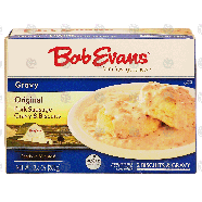 Bob Evans  original pork gravy & 2 biscuits 13.5-oz