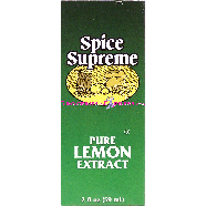 Spice Supreme  extract, lemon pure  2fl oz