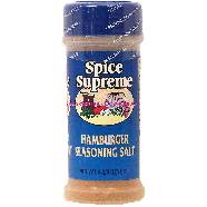 Spice Supreme  hamburger seasoning salt 4.75oz