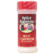 Spice Supreme  meat tenderizer, unseasoned 6.25oz