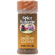Spice Supreme  cloves, pure ground  1.25oz