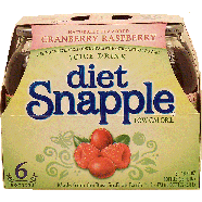 Snapple  cranberry raspberry low calorie juice drink, 16-fl. oz. 6pk