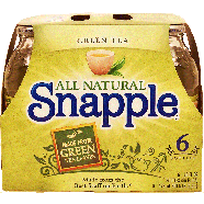 Snapple All Natural green tea, 16-fl. oz. 6pk