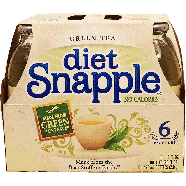 Snapple  diet Green Tea, no calories, 16-fl. oz. 6pk