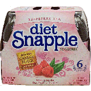 Snapple  diet raspberry tea made from green & black tea leaves, 16-6pk