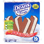Dean's Country Fresh mini ice cream sandwiches, 16 pack 36-fl oz