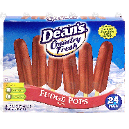 Dean's Country Fresh fudge pops, fat free, 24 pack 42-fl oz